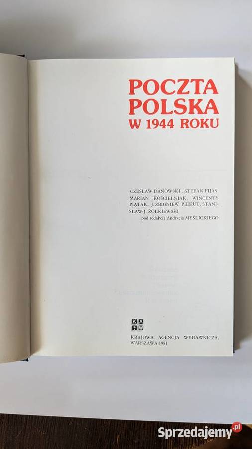 Poczta Polska w 1944 roku UNIKAT Szczecin