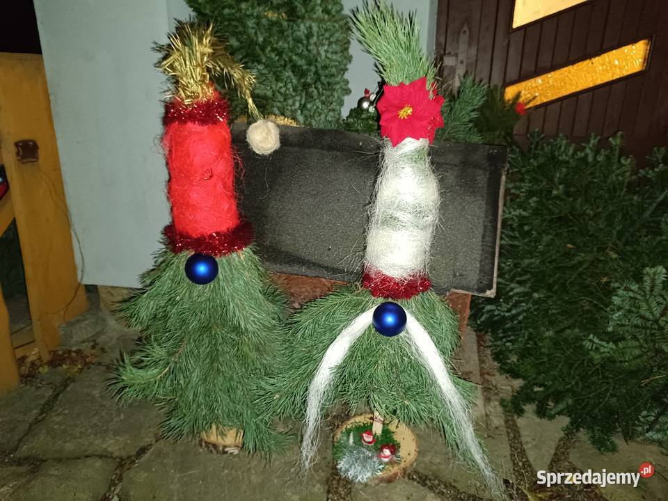 Wianki choinki skrzaty Dom i Ogród Słopnice