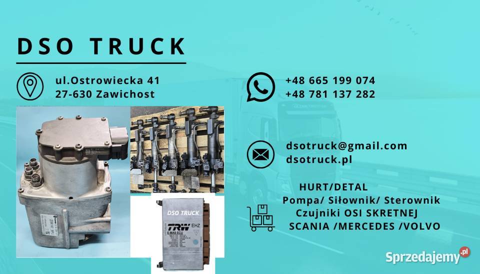Silownik OSI SKRETNEJ SCANIA 2420898 2717017 Zawichost
