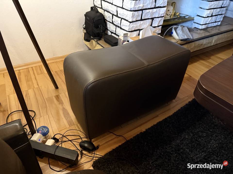 Duży skórzany komplet wypoczynkowy 321 skóra naturalna Zawiercie