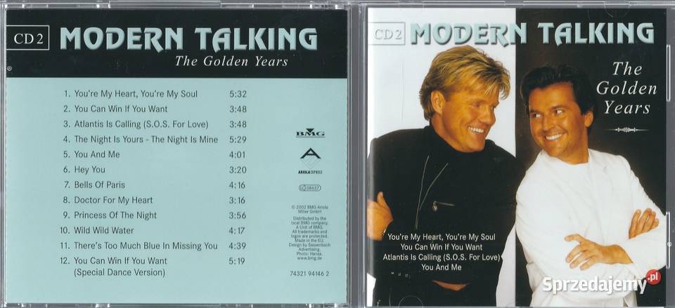 3 CD Modern Talking The Golden Years 2002 BMG Brwinów
