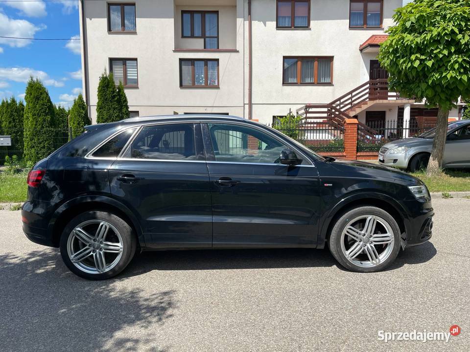 Audi Q3 20 TDI 177 2012r Quattro SLine Półskóry 1968cm3 Q3 Wysokie Mazowieckie