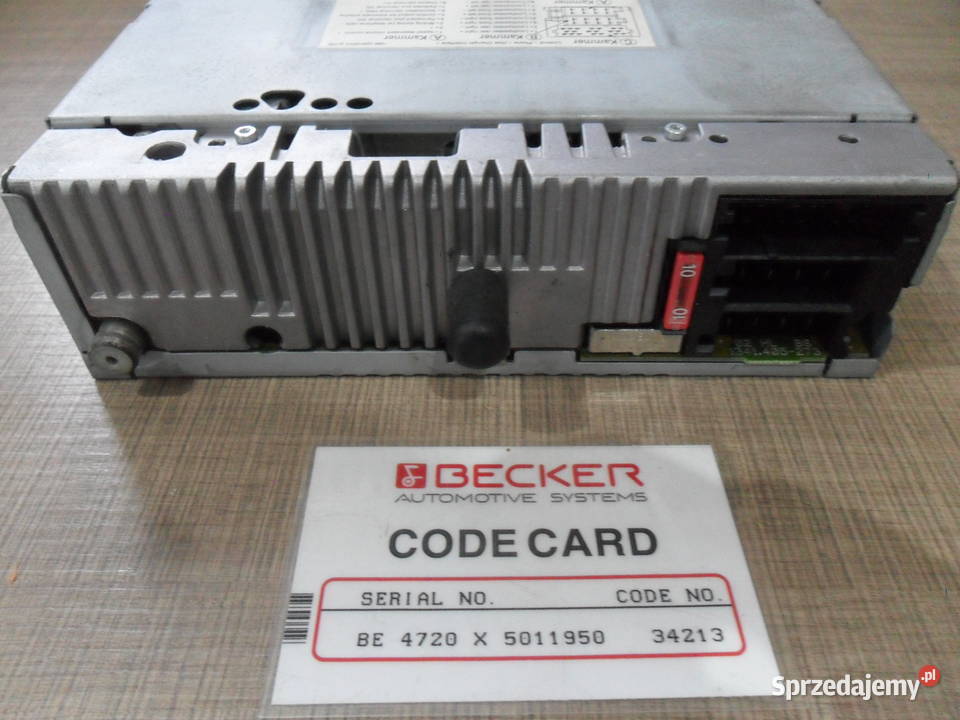 BECKER TRAFFIC PRO BE4730IDEALNYKULTOWY MODEL Radioodtwarzacze