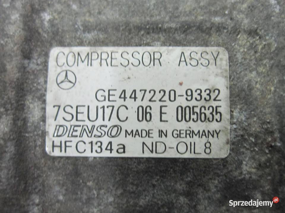 MERCEDES W211 32 CDI 05r sprężarka klimatyzacji