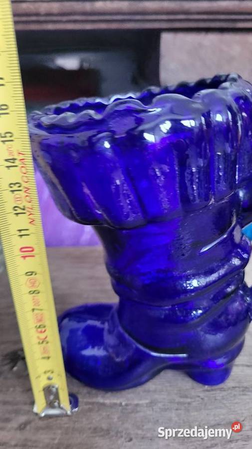 Wazon prl szkło Ciechanowiec