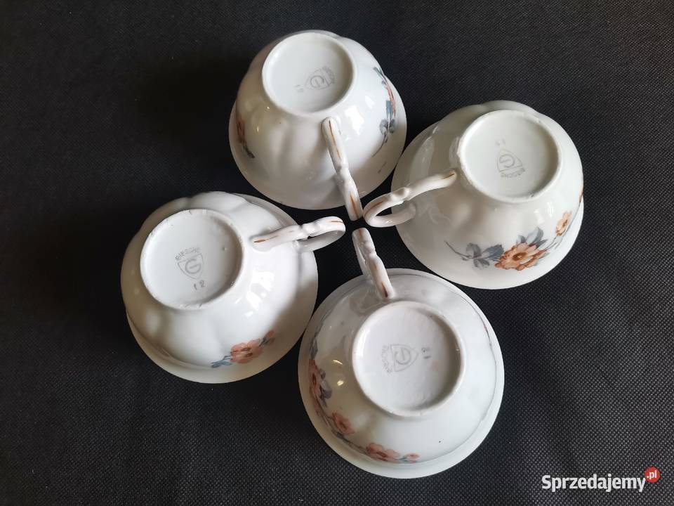 Stara przedwojenna porcelana Giesche filiżanka 4 śląskie Siemianowice Śląskie