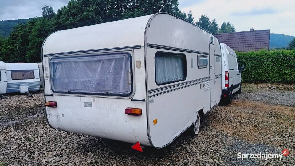 przyczepa kempingowa kemping campingowa DOMEK Międzybrodzie Bialskie sprzedam