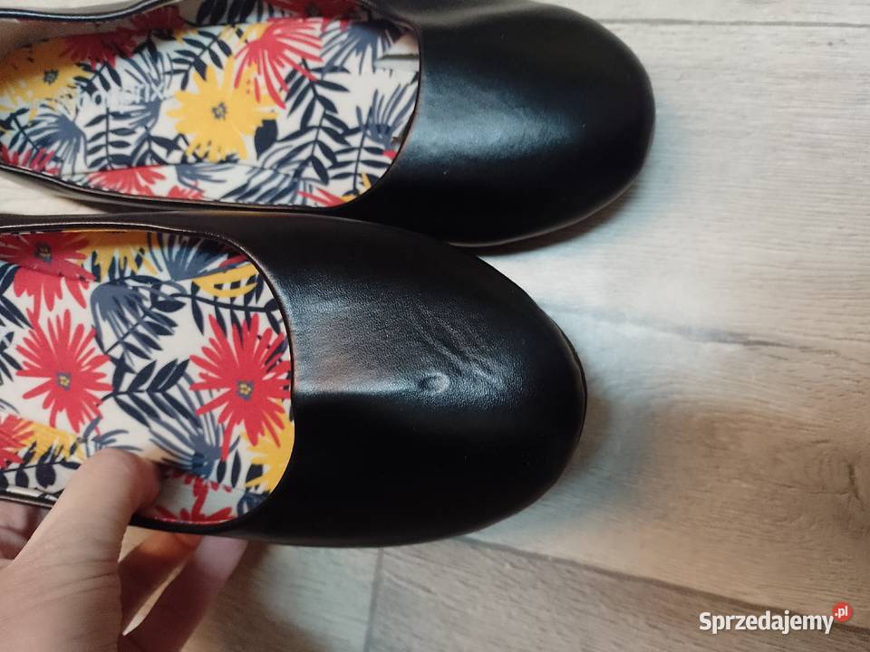 44 bpc Bonprix CZARNE baleriny wieczorowe na małopolskie Kraków