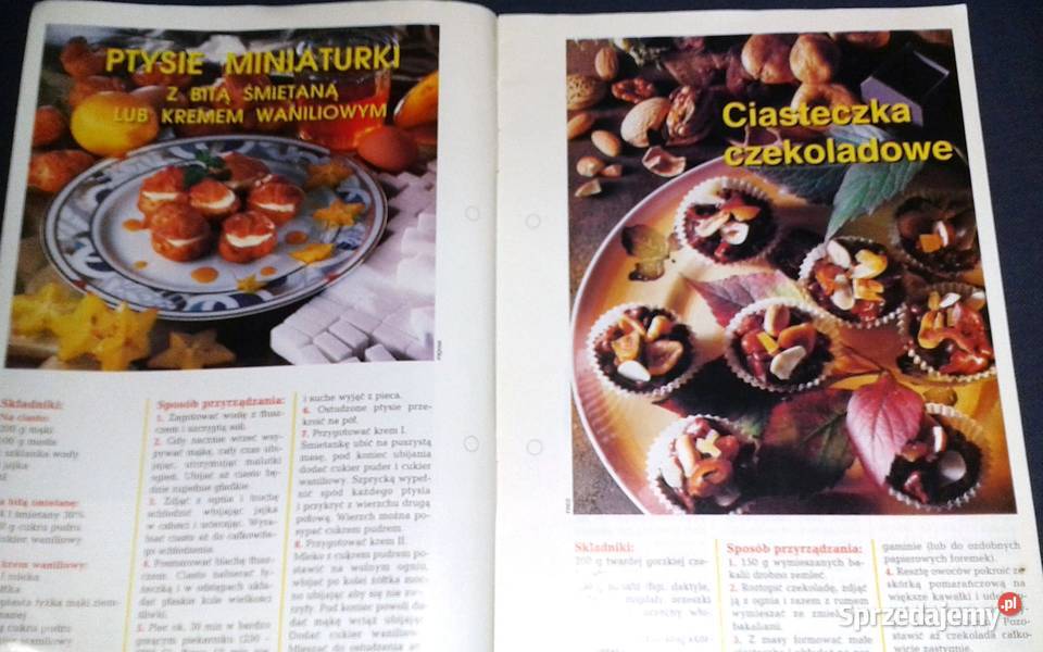 Przysmaki Małe ciasteczka Dania z wieprzowiny Rok wydania 1998 Chełm