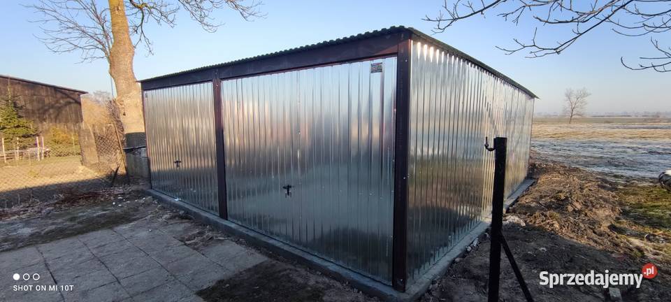 Garaż Blaszany Ocynkowany 2stanowiskowy Garaże Kraków sprzedam