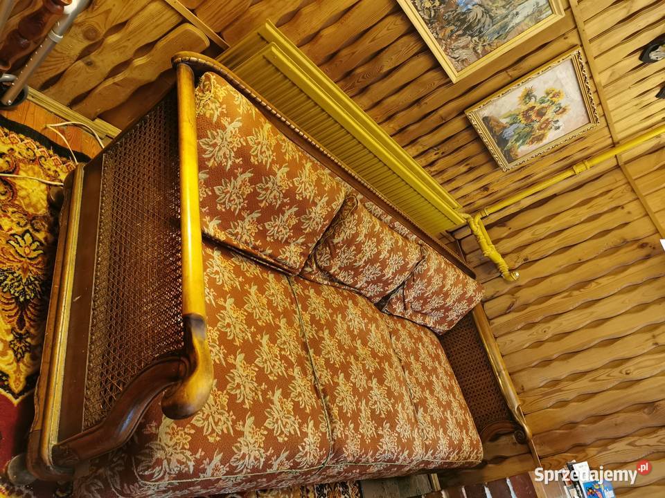 Przedwojenna sofa w stylu chippdale Poznań