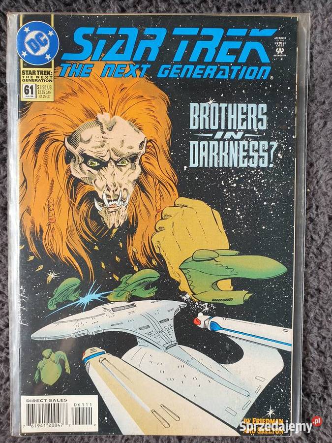 Star Trek The Next Generation 3 komiksy DC USA Amerykańskie Komiksy Gdynia sprzedam