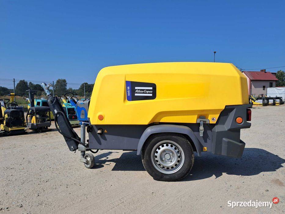 Kompresor Śrubowy ATLAS COPCO XAS 88 18r 50 66 Sułów sprzedam