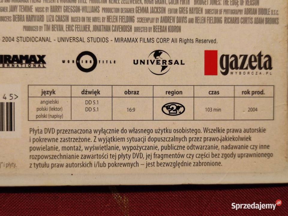 Bridget Jones W pogoni rozumem Rene Zellweger Kielce
