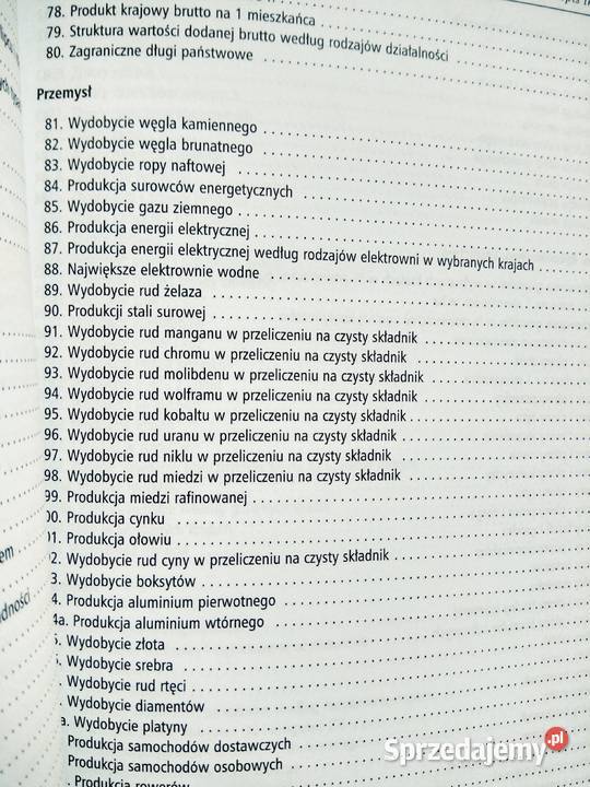 Świat w liczbach 2012 dane statystyczne książki Antykwariat Warszawa