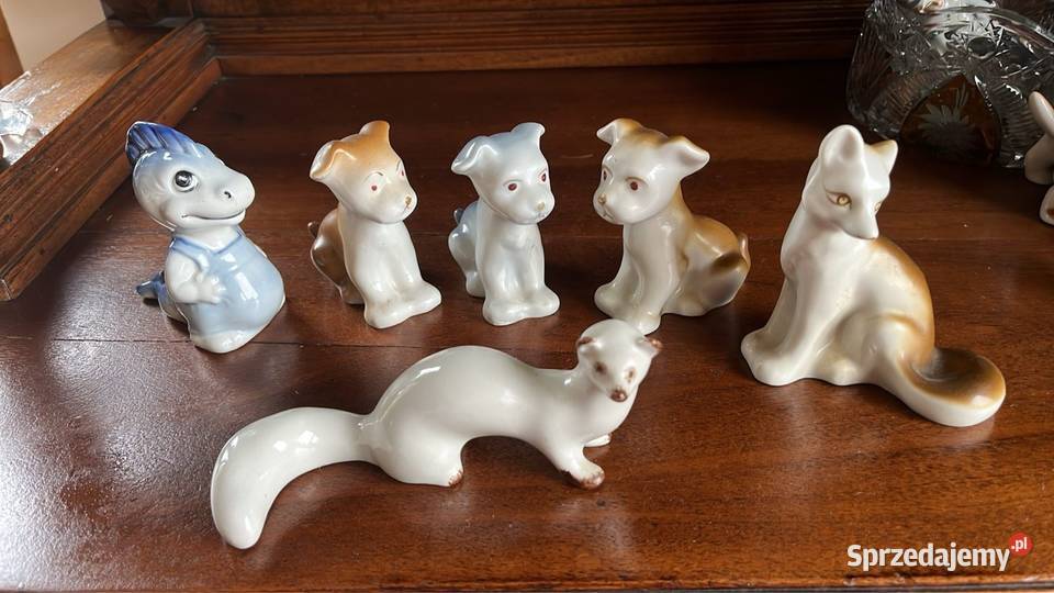 Figurka Połonne Lis Fabryka Fajansu i Porcelany Gdańsk sprzedam