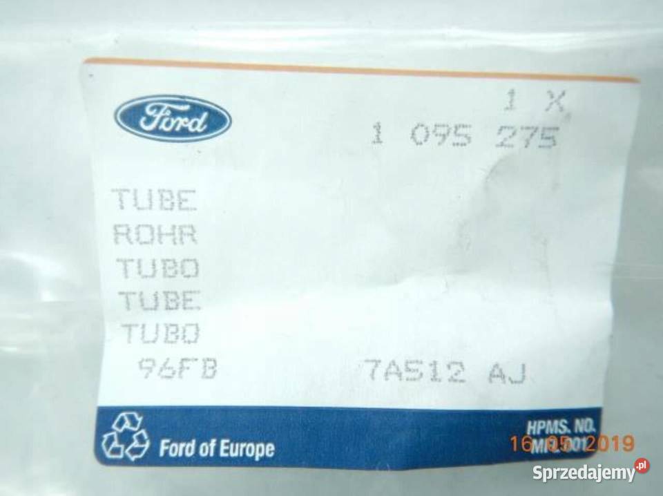PRZEWÓD SPRZĘGŁA FORD FIESTA 9502 PUMA 9701 sprzedam