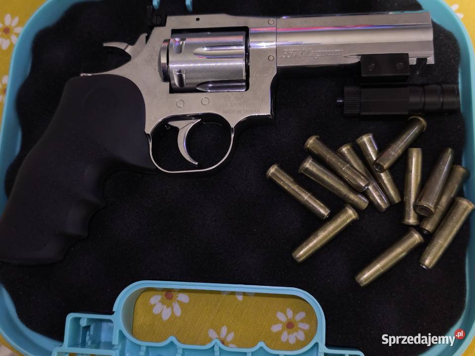 Wiatrówka rewolwer Dan Wesson 715 4 Diabolo 45 Sporty strzeleckie i myślistwo Lędziny