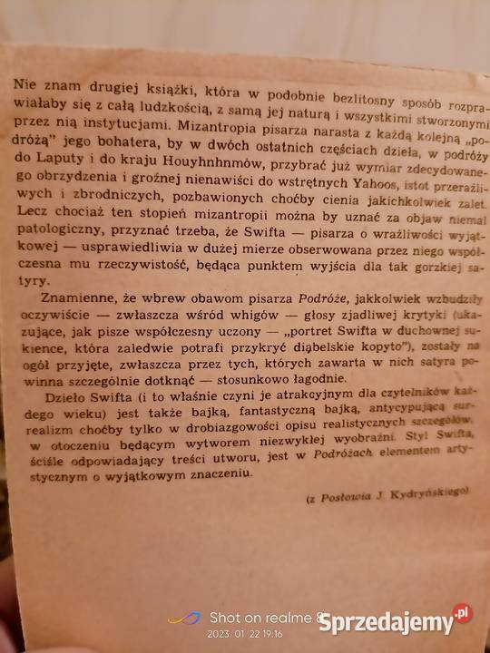 Podróże do wielu odległych narodów świata Swift Warszawa