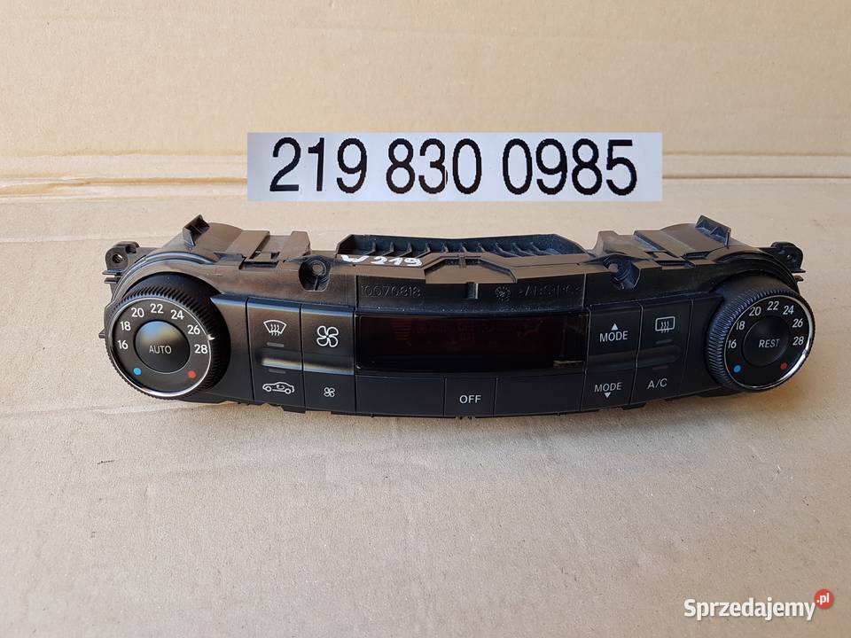 Mercedes CLS w219 panel sterowania ogrzewania Legnica