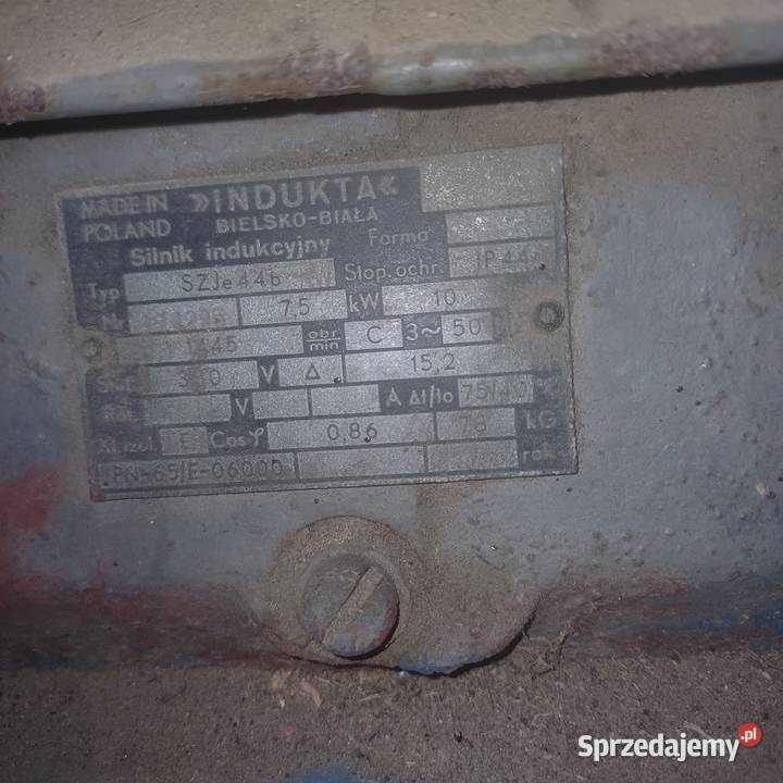 Silnik elektryczny 75kw 3 fazowy Twardowice sprzedam