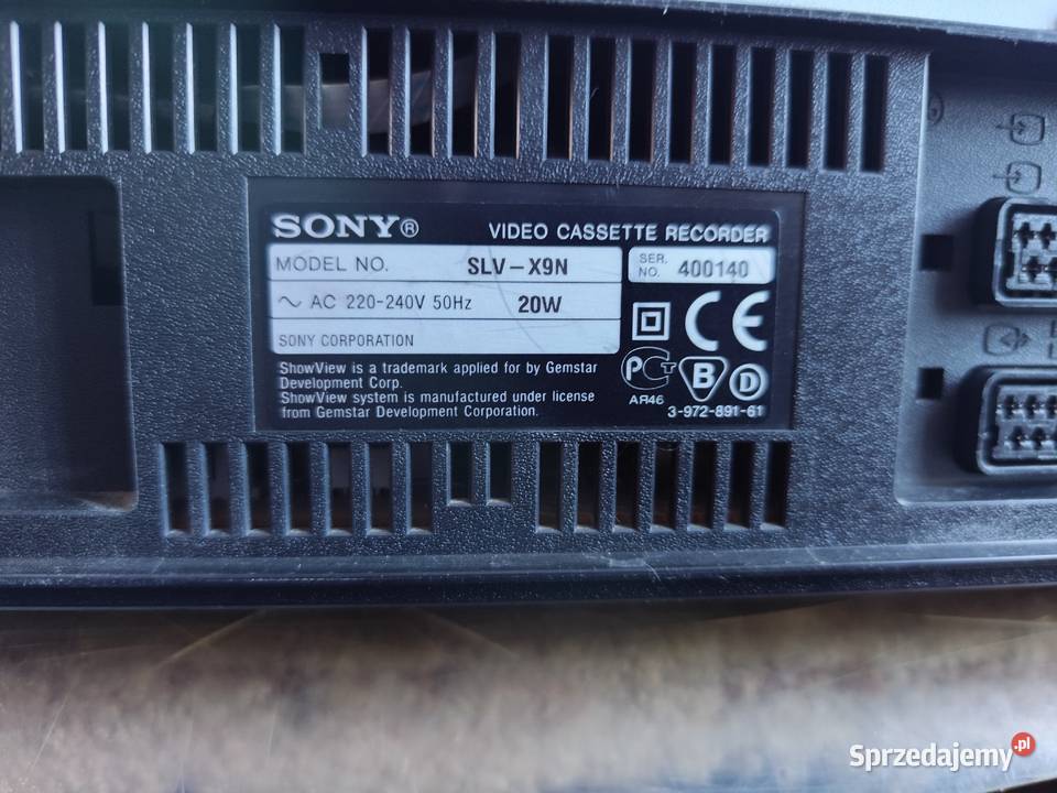 Video Sony SLVX9 uszkodzone Grabowo sprzedam