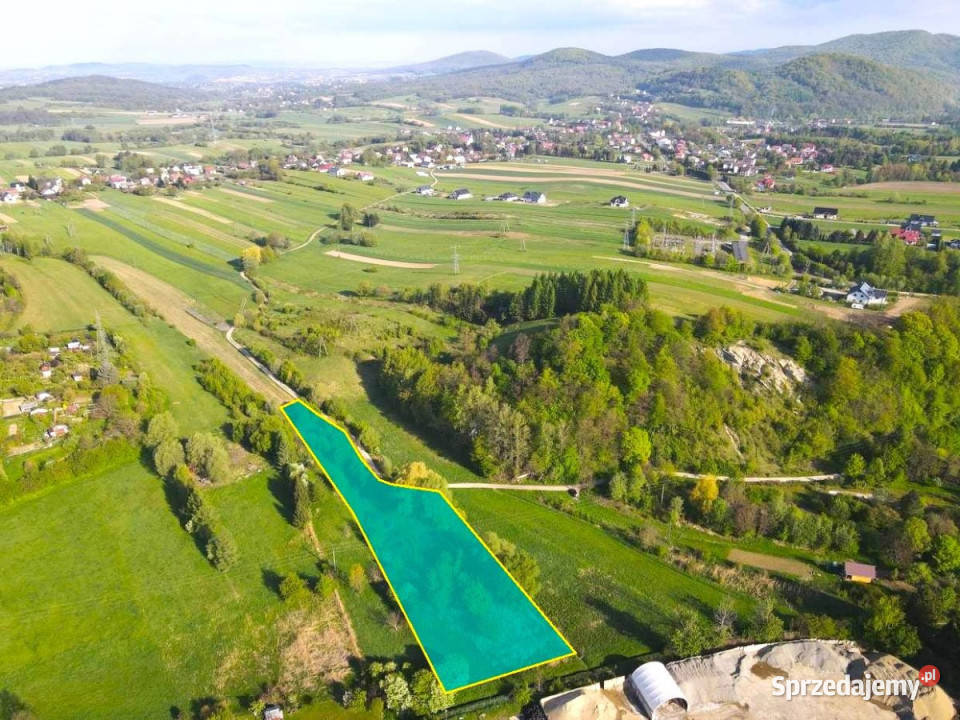 Grunt 3729m2 Sanok Pod Skałą podkarpackie