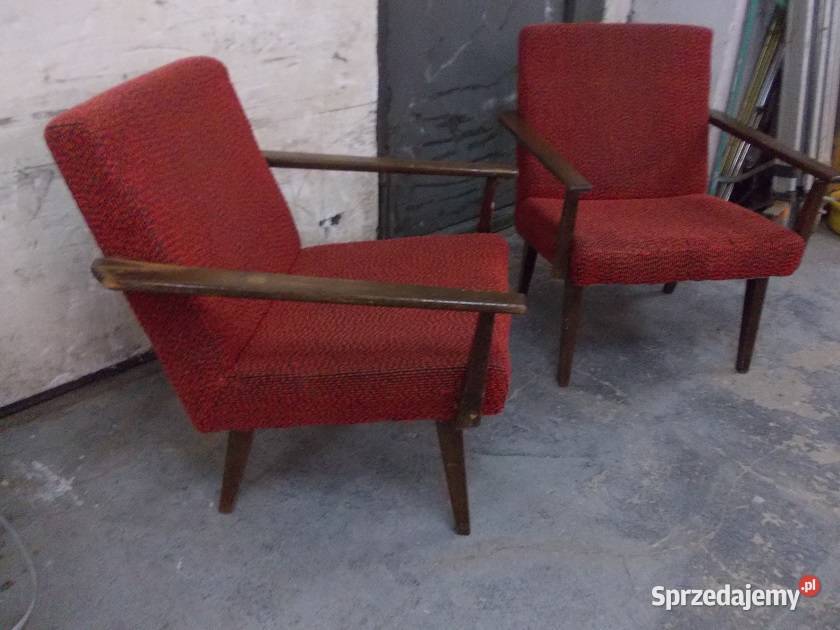 Fotele Czechosłowackie PRL vintage śląskie Bielsko-Biała