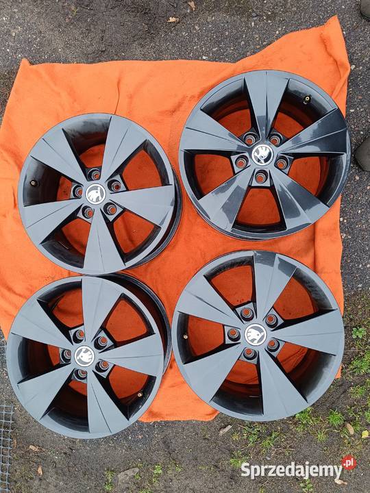 Komplet felg oryginalne skoda 16 lubuskie Gorzów Wielkopolski