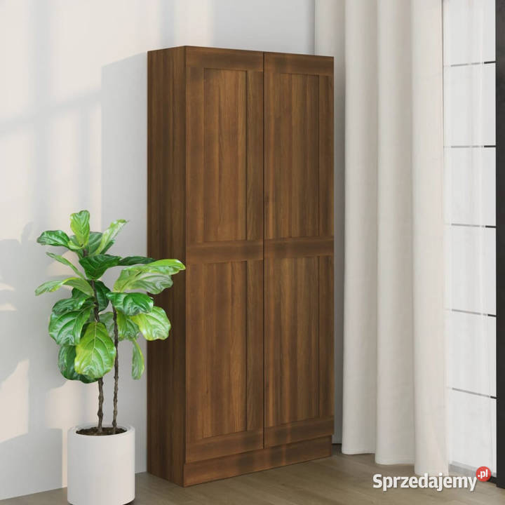 Szafka na książki brązowy dąb 825x305x1855 mazowieckie Warszawa