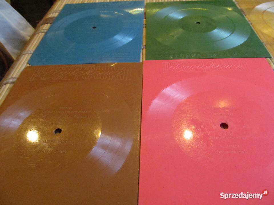 Pocztówki dzwiękowe różni wykonawcy zestaw 8 lubelskie Lublin