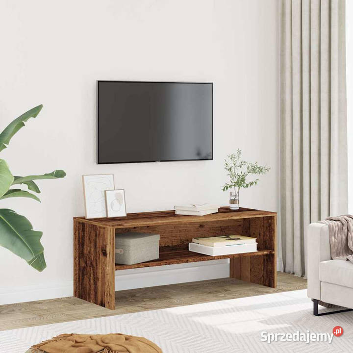 Szafka pod telewizor stare drewno 100x40x40 mazowieckie Warszawa