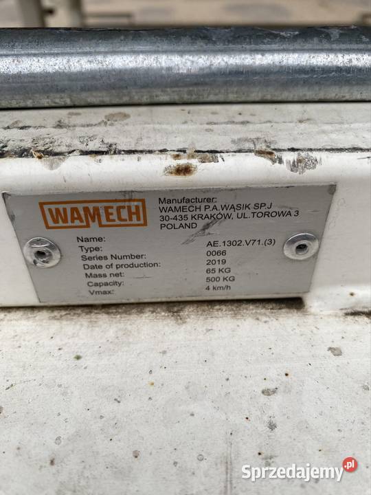 Zestaw Mauzer 1000 Wózek jezdny mobilny Bolesławiec