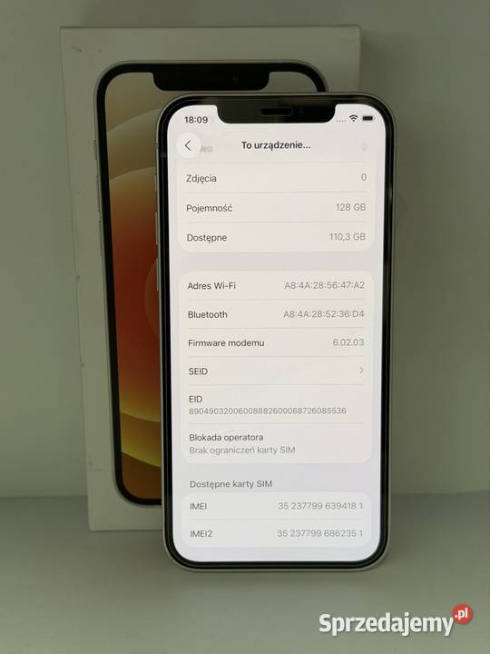 iPhone 12 128GB 100 Kondycja Kalisz