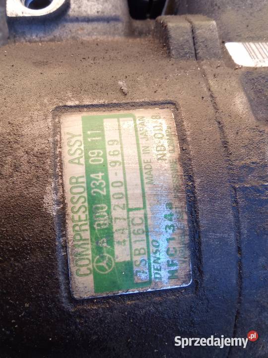Kompresor klimatyzacji Mercedes slk r 170 Nowe Miasto Lubawskie sprzedam