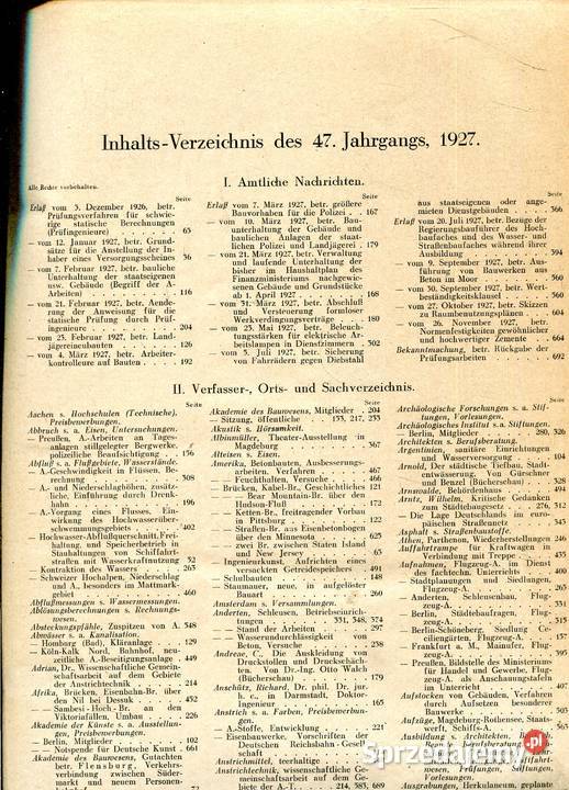Zentralblatt der Bauverwaltung 1927 zachodniopomorskie Szczecin