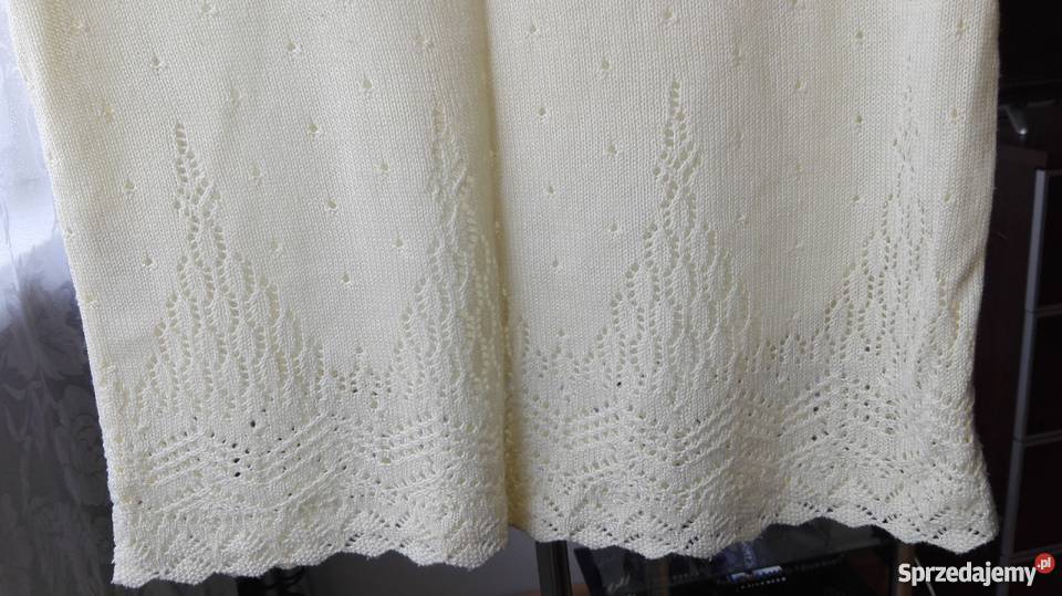 MARKS SPENCERAŻUROWA BLUZKA ECRU R 42XL