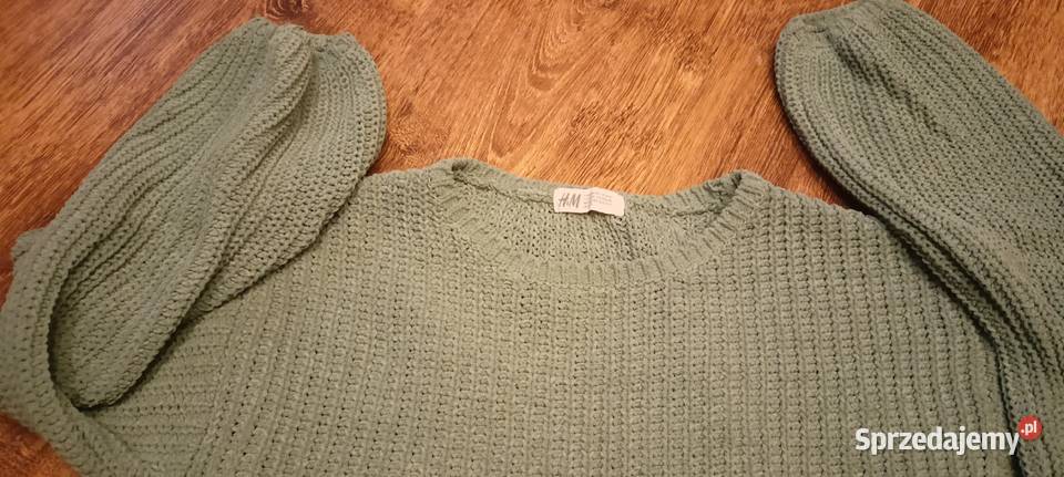 Sweter hm włóczka Rozmiar 134 Strzyżów