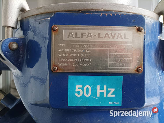 Wirówka do oczyszczania oleju i paliw Stara Bukówka
