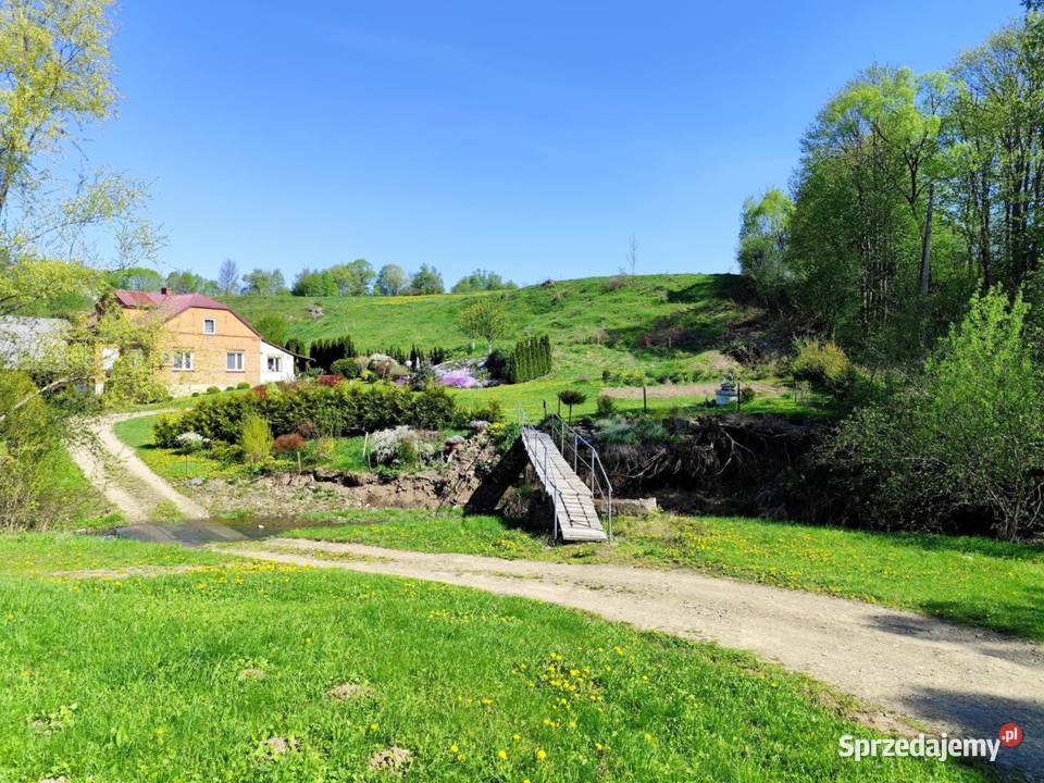 Widokowe działki pod rekreacje strumykiem Myscowa