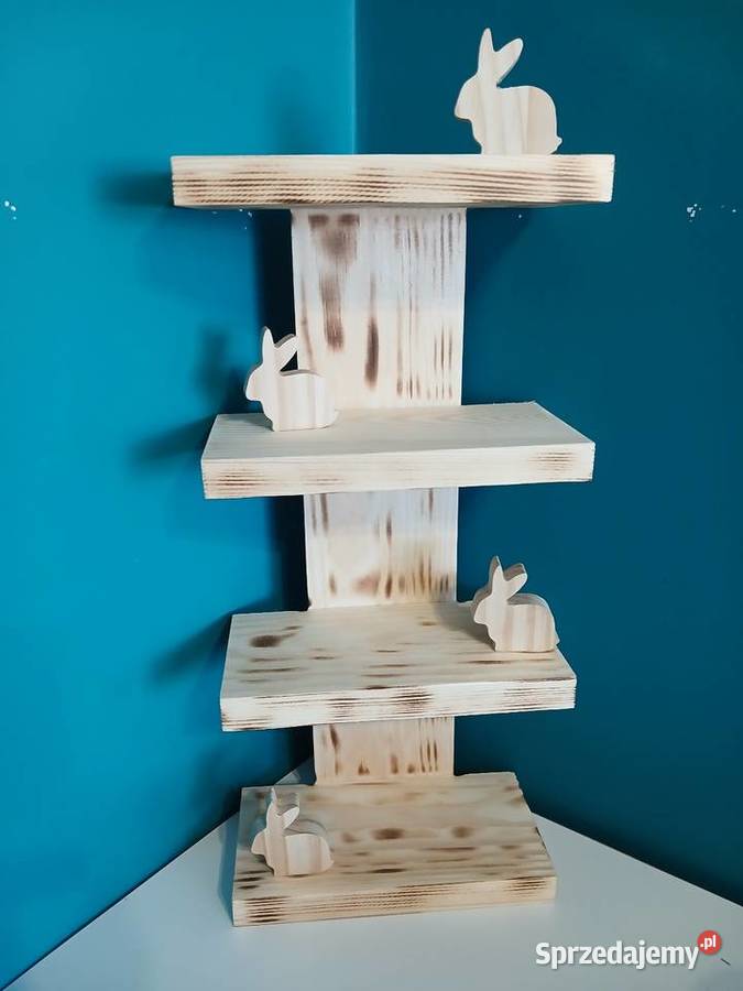 Drewniana polka ozdobna Brzesko