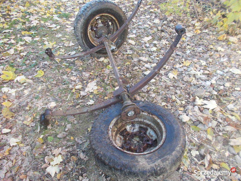 OS do przyczepki mocna solidna resory kola Nowy Targ sprzedam