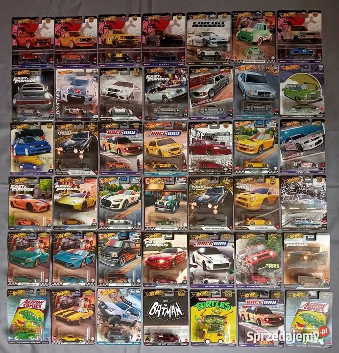 Hot Wheels 52 Luzaki hw Premium długa karta Mattel Jaworzno sprzedam
