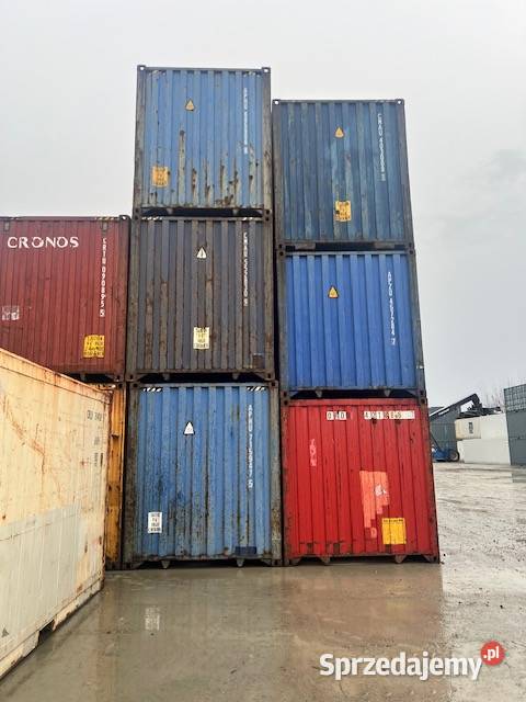 Kontenery morskie magazynowe budowlane 40 HC Tuchom