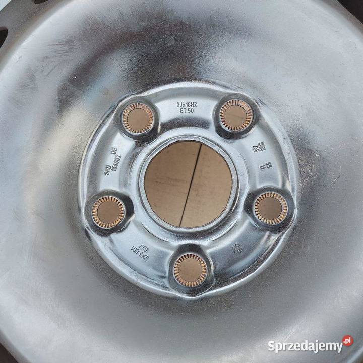 FELGI STALOWE 16 5x112 6J ET50 VW 2K3601027