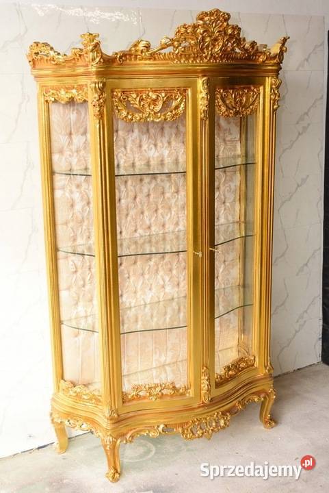 Duża Piękna Witryna 100 Drewno GIĘTE SZYBY Kraków