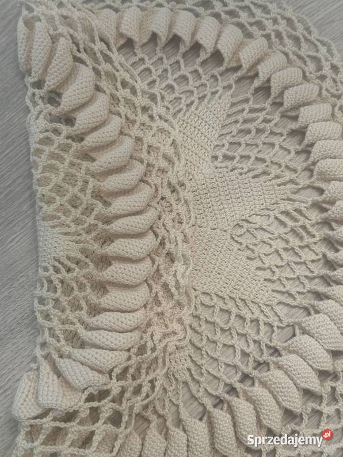 Serwetka szydełko śr 32 beżowy Łódź