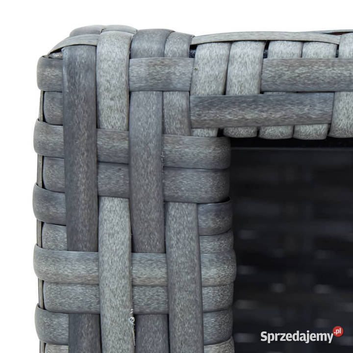 Stopień do spa szary 92 x 45 x 25 polirattanowy Warszawa