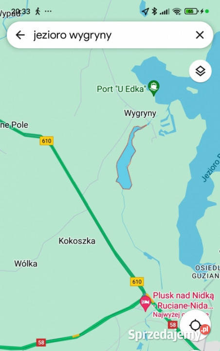 Sprzedam działkę na Mazurach Wólka