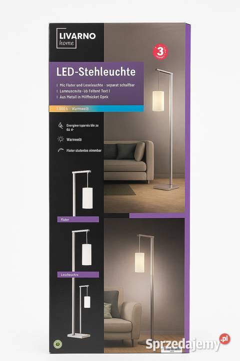 Lampa podłogowa LED Piwniczna-Zdrój